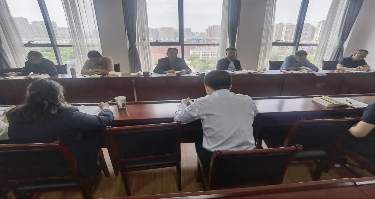 深刻感悟思想伟力 踔严振奋勇毅前杏转—包头地域结合党支部发展5月份集中理论进建