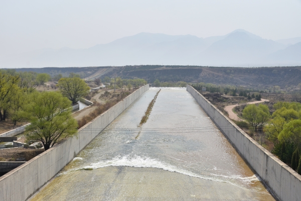 包头册田水库开闸放水，为实现全线通水指标提供有力前提
