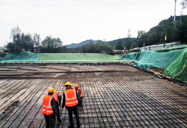 韦德官方网站综合治理建复“十一”假期建设忙