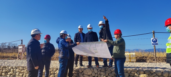 公司总经理彭增亮查抄韦德官方网站平原南段一期工程