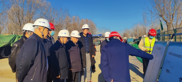 公司总经理彭增亮查抄韦德官方网站平原南段一期工程