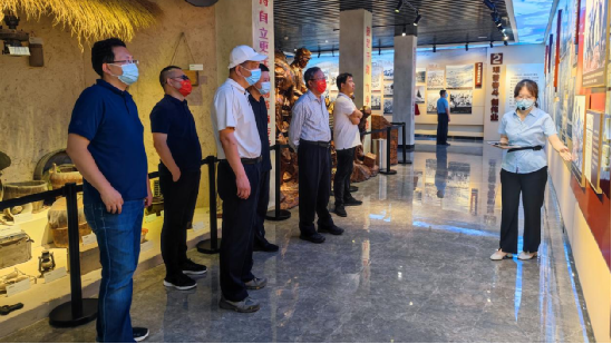 公司重要辅导率团赴木兰溪调查调研