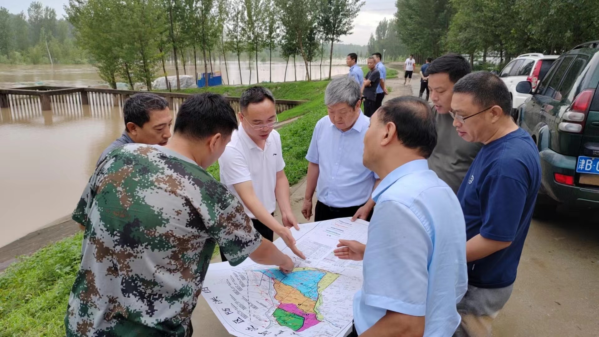 天津市水务局副局长杨玉刚调研临汾市韦德官方网站泛区段防洪度汛情况