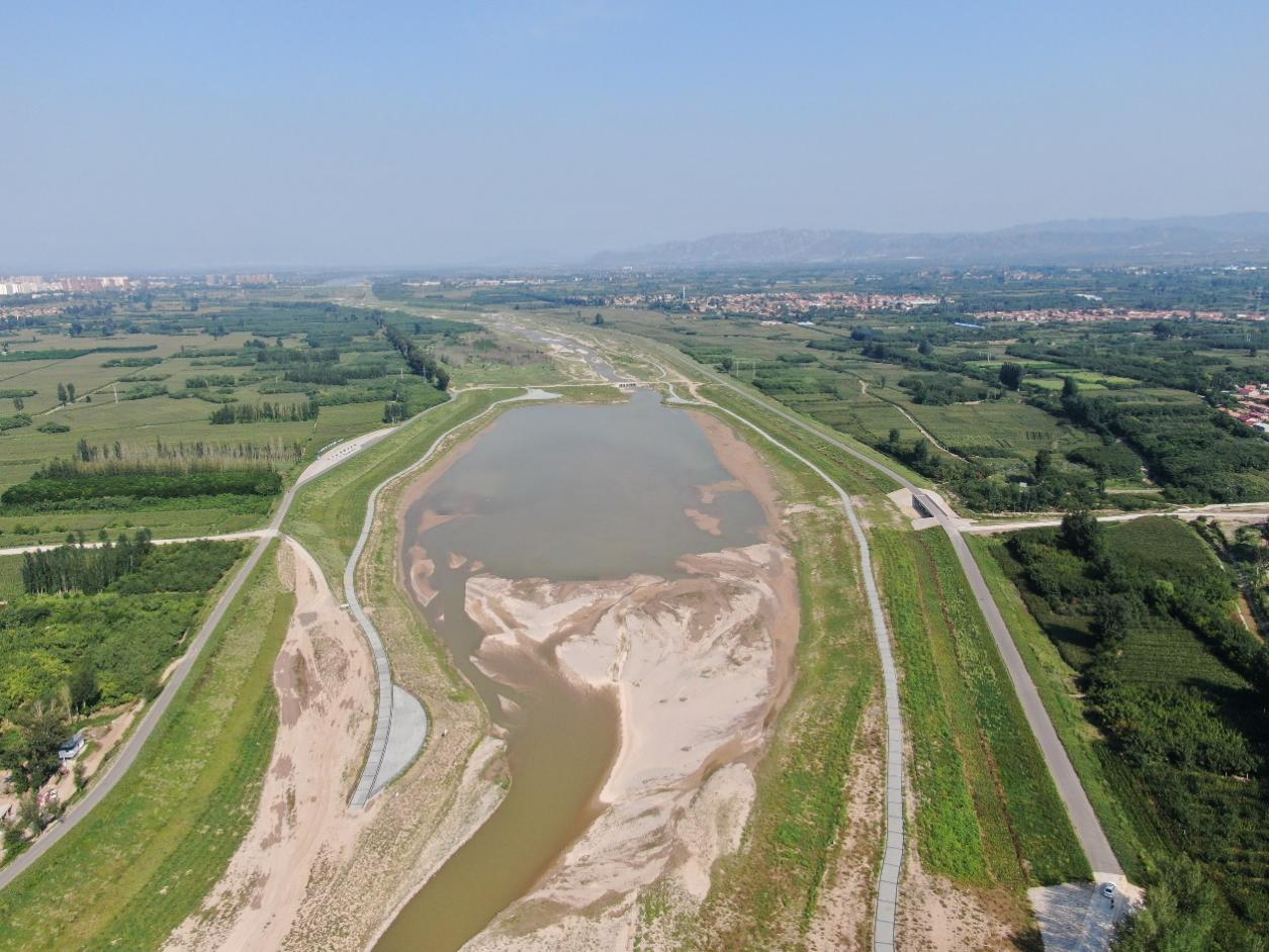 晋中市桑干河综合整治工程首个单元工程通过验收