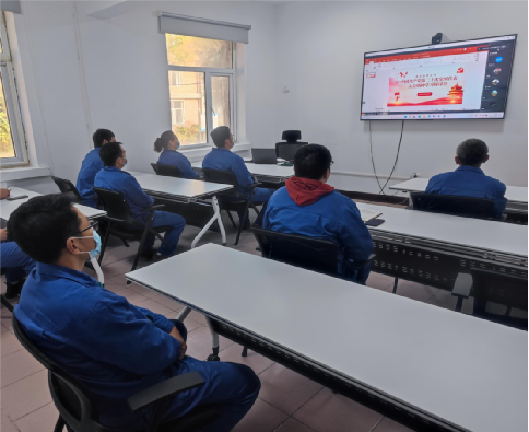 北京运营公司掀起进建党的二十大心灵热潮