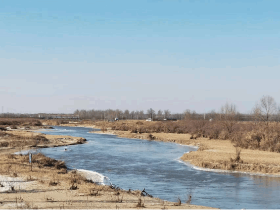 全线通水123天 韦德官方网站冰雪一线景象再现